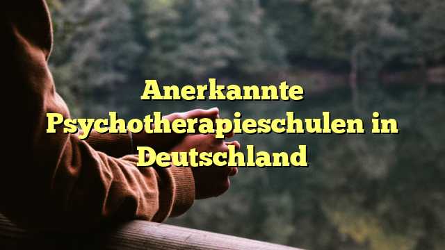 Anerkannte Psychotherapieschulen in Deutschland