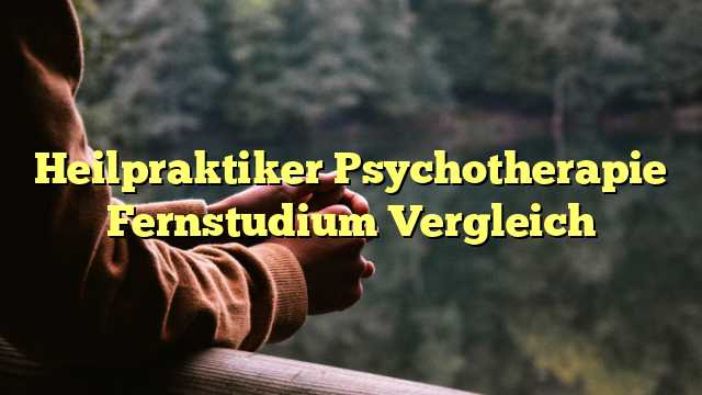 Heilpraktiker Psychotherapie Fernstudium Vergleich