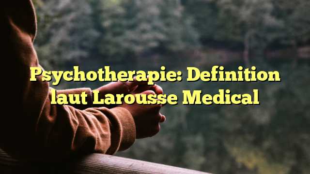 Psychotherapie: Definition laut Larousse Medical