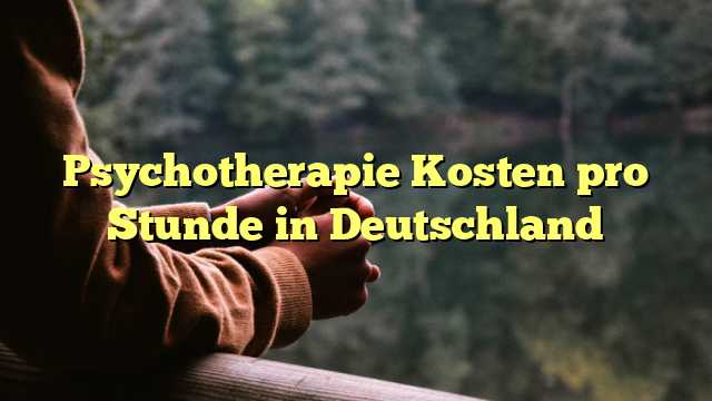 Psychotherapie Kosten pro Stunde in Deutschland